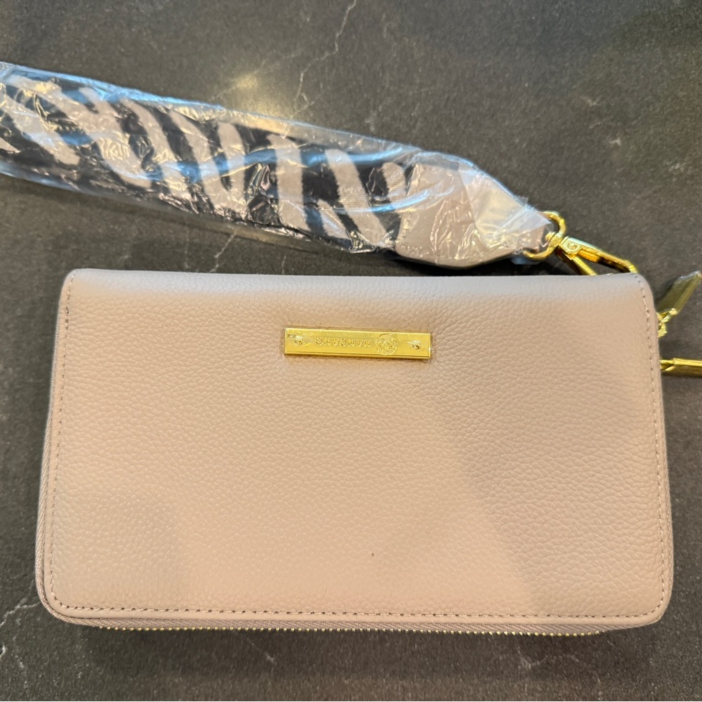 JOY Beige Wristlet and/or wallet
